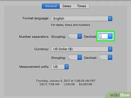 Image titled Change the Number Format on a Mac Step 7