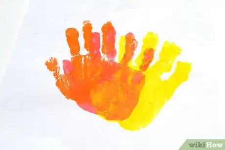 Image titled Make Footprint and Handprint Turkeys Step 12