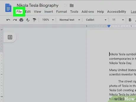 Image titled Open a Google Doc in Word Step 2