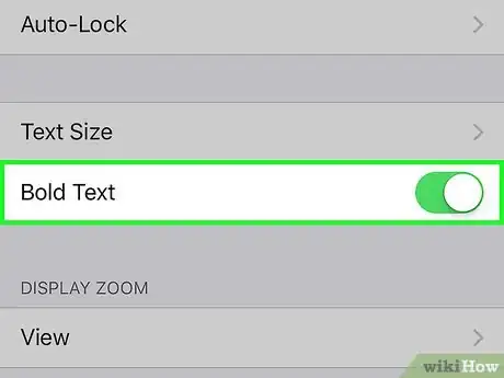 Image titled Change the Font on iPhone Step 6