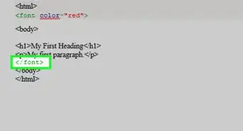 Use Font Color Tags in HTML