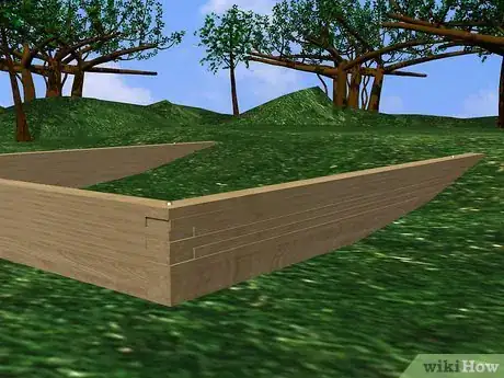 Image titled Build a Small Pad With Landscape Timbers Step 8