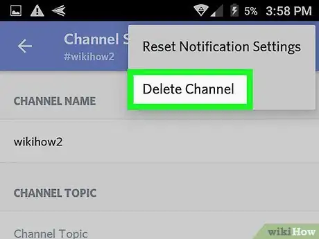 Image titled Delete a Discord Channel on Android Step 8