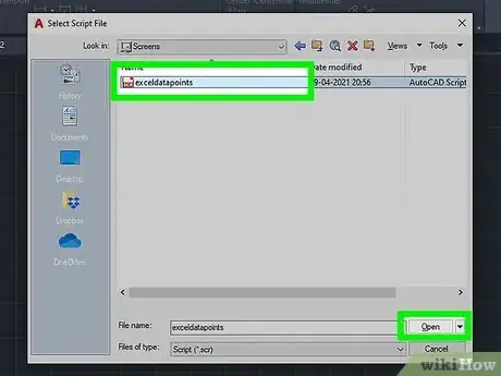 Image titled Import Xyz Coordinates from Excel to AutoCAD Step 9