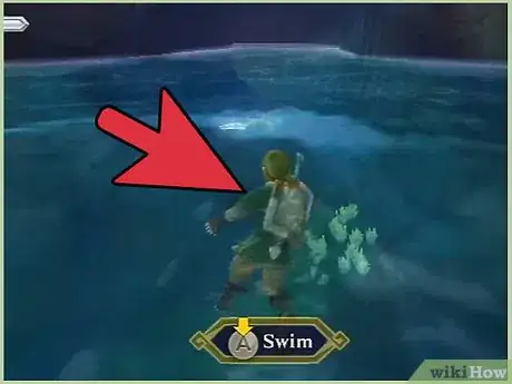 Image titled Swim in Skyward Sword Step 3