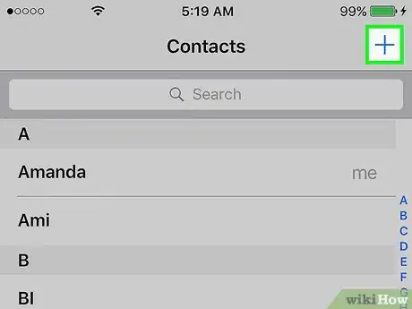 Image titled Add a Contact on an iPhone Step 2