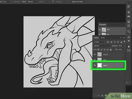 Image titled Color Line Art in Photoshop Step 10