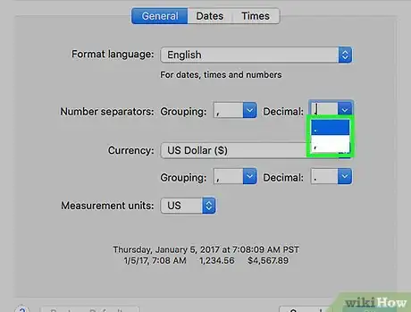 Image titled Change the Number Format on a Mac Step 8