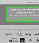 Create an RSS Feed