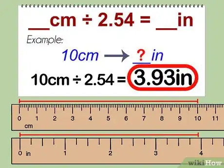 Image titled Convert Centimeters to Inches Step 3