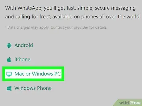 Image titled Send WhatsApp Messages from PC Step 2