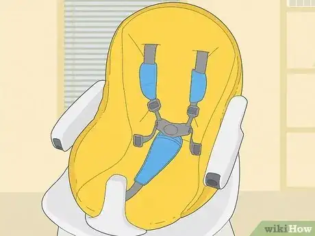 Image titled When Can Baby Sit in High Chair Step 2