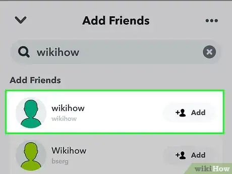 Image titled Add Friends on Snapchat Step 5