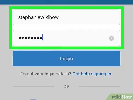 Image titled Log in to Instagram on iPhone or iPad Step 13