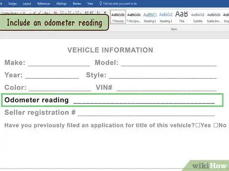 Image titled Draft a Bill of Sale for a Vehicle Step 7