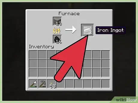 Image titled Make a Minecart in Minecraft Step 4