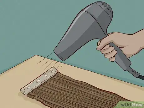 Image titled Glue Hair Extensions Step 12