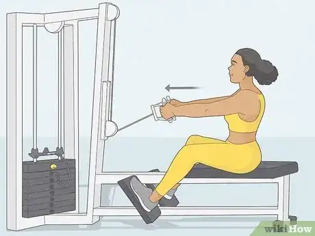 Image titled Do a Seated Cable Row Step 5