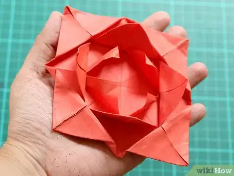 Image titled Fold a Simple Origami Flower Step 12