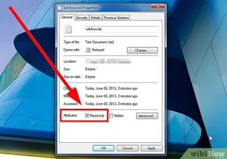 Image titled Make a File Read Only Step 3