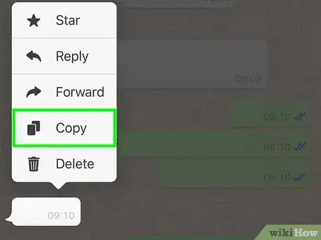 Image titled Copy a WhatsApp Message Step 4