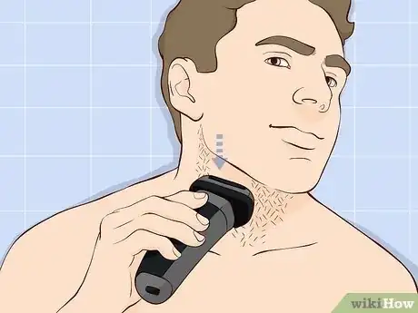 Image titled Shave With an Electric Shaver Step 17