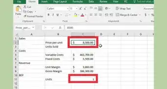 Do a Break Even Chart in Excel