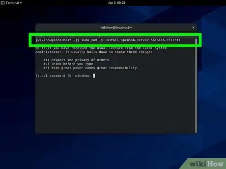 Image titled Enable Ssh in Centos 7 Step 1