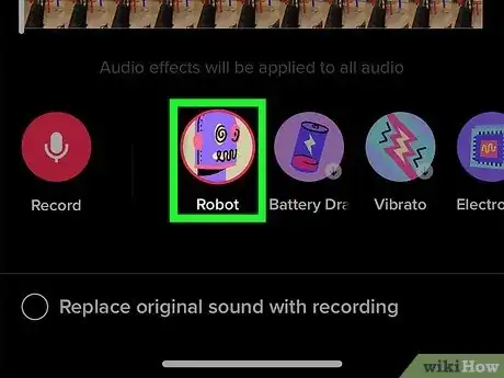 Image titled Do Voice Effects on Tiktok Step 5