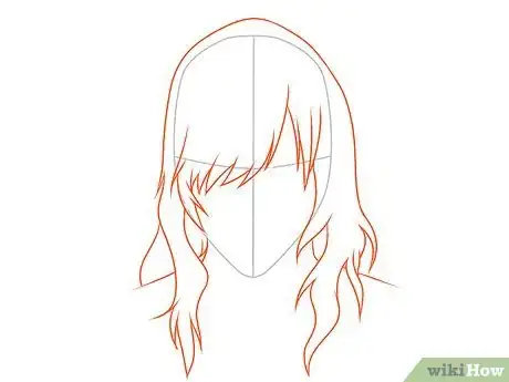 Image titled Draw Anime Hair Step 2