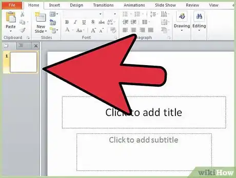 Image titled Make a Basic Animated Video in PowerPoint Step 1