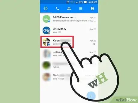 Image titled Change Chat Colors and Emoji in Facebook Messenger Step 1