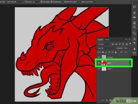 Image titled Color Line Art in Photoshop Step 16