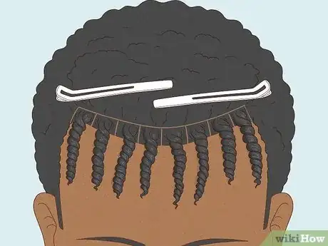 Image titled Twist Short Natural Hair (Male) Step 14