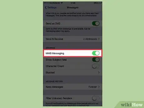 Image titled Enable Group Messaging on an iPhone Step 3