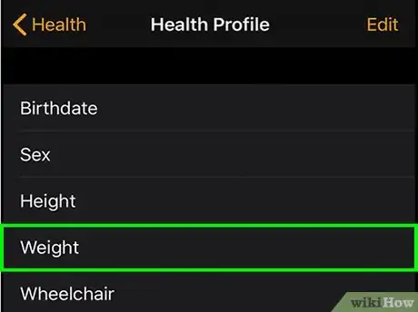 Image titled Track Weight on Apple Watch Step 5