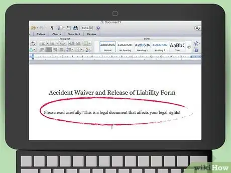 Image titled Draft a Waiver of Liability Step 5