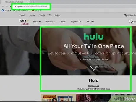 Image titled Activate Hulu with Sprint Step 2