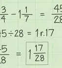 Subtract Fractions