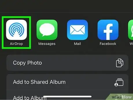 Image titled Send Photos via Bluetooth on iPhone Step 6