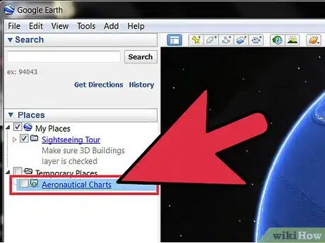 Image titled Overlay Sectional Aeronautical Charts in Google Earth Step 4