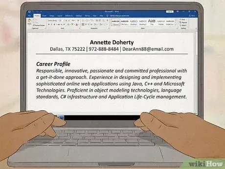 Image titled Write a Personal Profile Outline Step 2