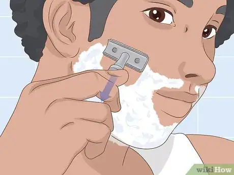 Image titled Shave Your Face Without Getting Bumps Step 6