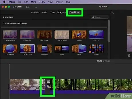 Image titled Add Transitions in iMovie Step 6