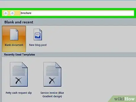 Image titled Make Brochures on Microsoft Word Step 2
