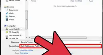 Save a Document in Rich Text Format