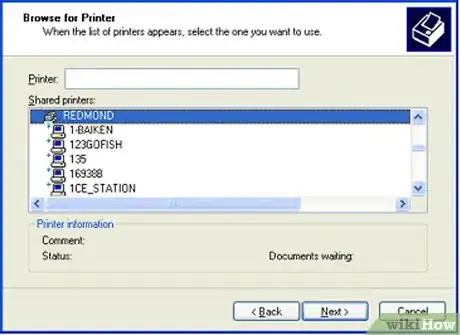 Image titled Add a Network Printer in Windows XP Step 6