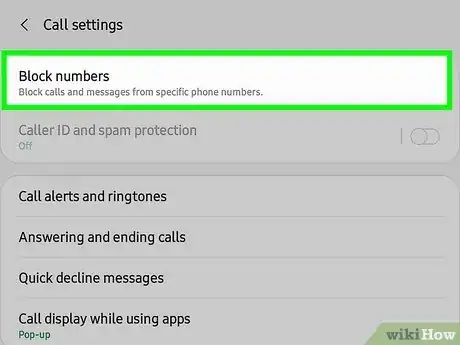 Image titled Block Unknown Numbers on Android Step 9