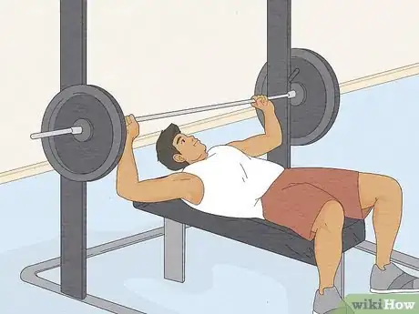 Image titled Breathe Correctly While Bench Pressing Step 2